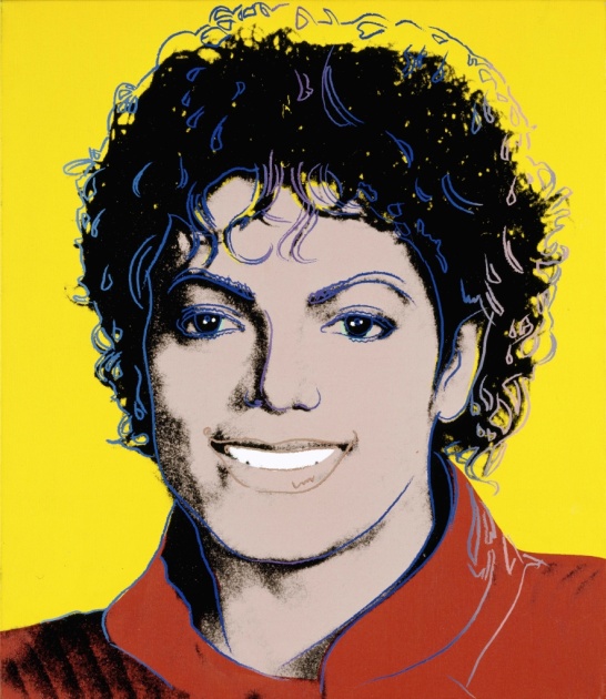 portrét MJ od Andyho Warhola