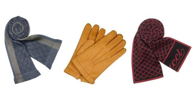 Pánské zimní šály a rukavice