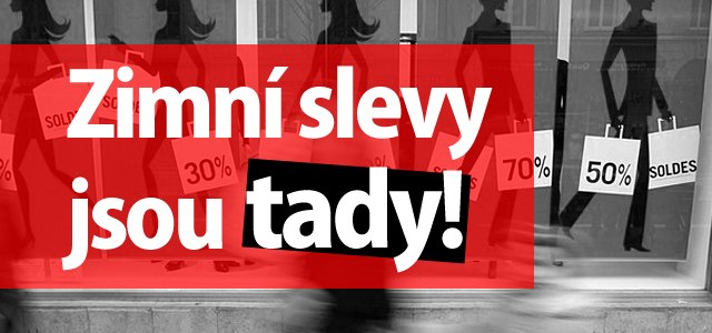 Zimní slevy oblečení jsou tady!