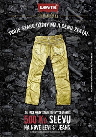 Levi&#039;s - limitovaná kolekce triček a zlatá horečka!