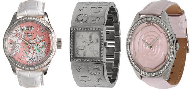 Stylové dámské hodinky / Guess, Storm, Festina a Swatch