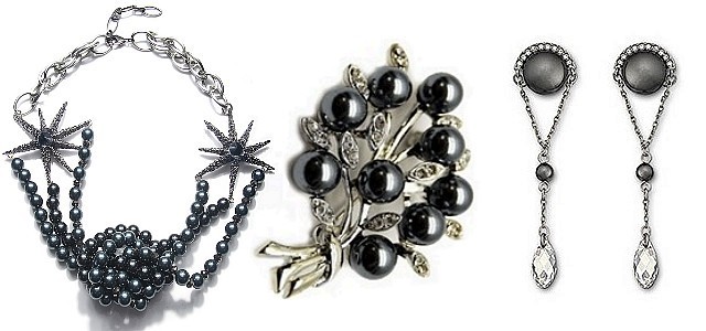 Neobyčejné šperky z černých perel