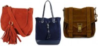 Semišové kabelky v zářivých barvách - to pravé pro jaro 2012