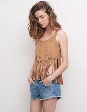 Top s třásněmi Pull&Bear, 449 Kč