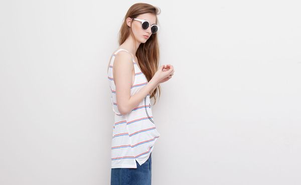 Námořnický crop top, 299 Kč