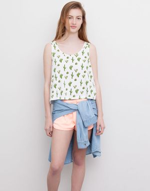 Kaktusový top Pull&Bear, 199 Kč