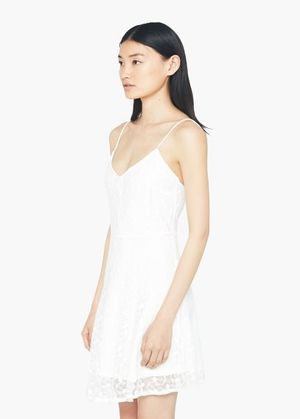 Bílé šaty Mango, 299 Kč