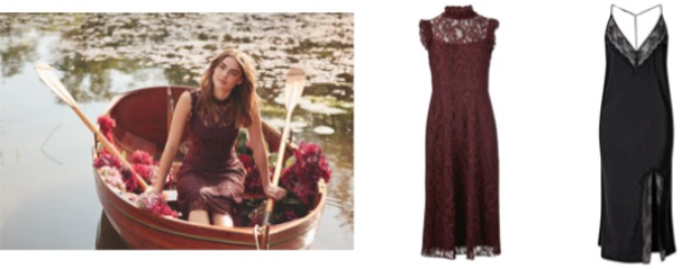 Trendy šaty s průhlednými detaily, rafinovanou krajkou jsou dokonalým podzimním kouskem.
