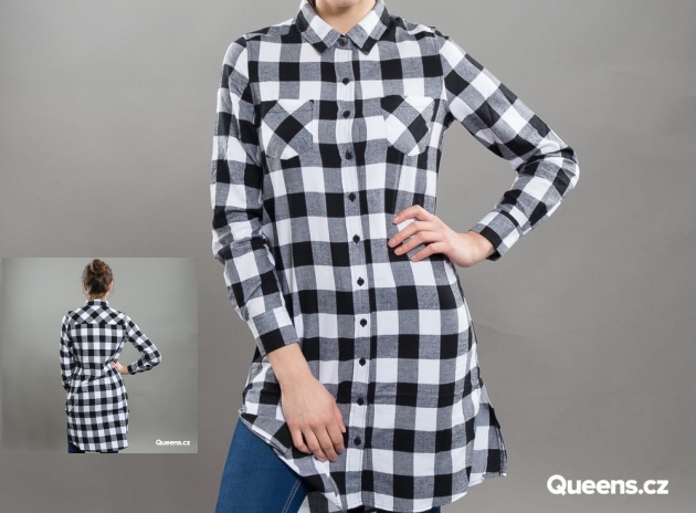 Classics Ladies Checked Flanell Shirt Dress