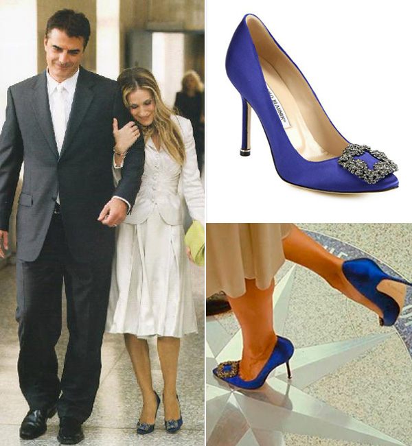 Carrie und ihre geliebten Schuhe von Manolo Blahnik.