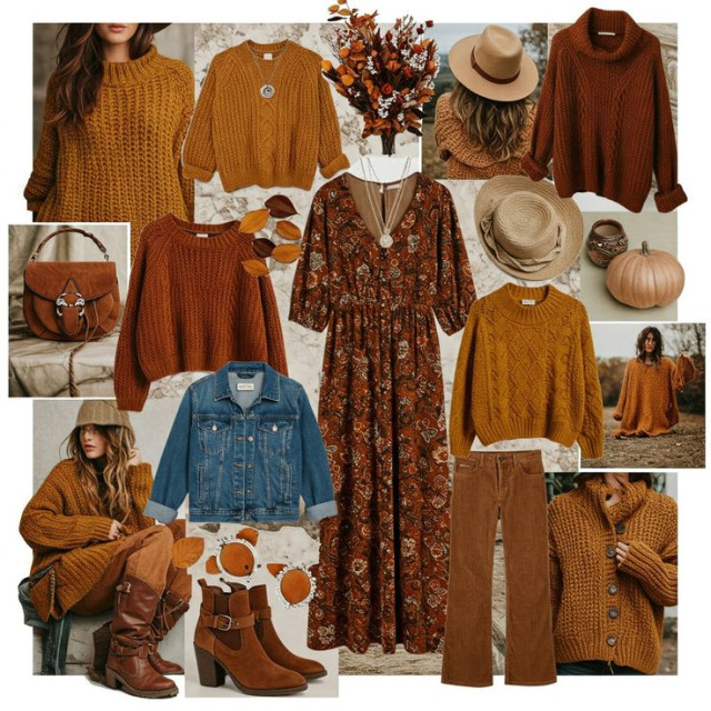 Jak nosit barvy podzimu, i když jinak milujete černou